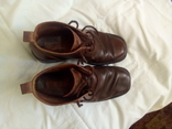 Мужские импортные демисезонные ботинки из натуральной кожи, фото №4