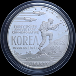 1 Доллар 1991 38 лет Корейской войне, США в Коробке, фото №4