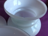 The shades are white. White milk glass., photo number 8