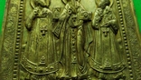 Икона Святители : Григорий Богослов, Василий Великий и Иоанн Златоуст 19 век, фото №5