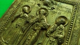 Икона Святители : Григорий Богослов, Василий Великий и Иоанн Златоуст 19 век, фото №8