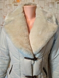Куртка теплая зимняя CLARINA p-p 38 (состояние!), numer zdjęcia 4