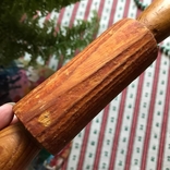 Скалка дерево деревянная маленькая детская ретро винтаж, фото №5