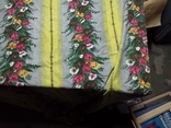 Ткань советская штора ковер декор цветы, фото №5