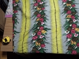 Ткань советская штора ковер декор цветы, фото №13