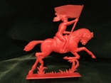 Четыре красноармейца на конях со знаменем, фото №9