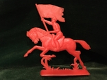 Четыре красноармейца на конях со знаменем, фото №10