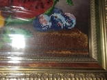 Karina Still Life, watermelon slice, beads, embroidery, photo number 3