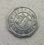 1919 Нотгельд, 2 пфеннига Хамм, Вестфалия сталь n15, фото №5