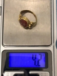 Roman ring Римский перстень c геммой гранат Исида 1 в до н.э., фото №8