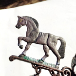  Дверной Колокол чугун - - конь лошадь -- # 59, фото №10