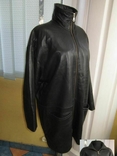 Большая женская кожаная куртка Von Holdt. Германия. Лот 1047, фото №4
