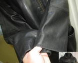 Большая женская кожаная куртка Von Holdt. Германия. Лот 1047, фото №6