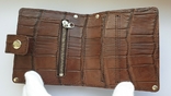 Мужской кошелек ( портмоне ) из кожи крокодила, фото №5