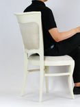 Белый деревянный стул на кухню премиум класса., фото №6