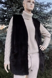 Норковый жилет, натуральная норка "Канадка" - коротко-остевая, "сестра" Blackglama, photo number 5