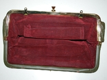 Винтажный клатч из натуральной кожи 50/60-е года - 30х17х9 см., фото №5