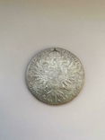 Серебряная монета Талер Марии Терезы 1780 Австрия рестрайк, фото №3