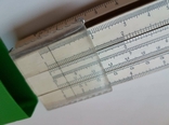 Slide rule, Leningrad in a case, 1976, USSR, photo number 3