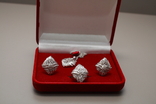 Гарнитур Белое золото и бриллианты 5.6 ct, фото №6