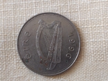 Ирландия 1 фунт 1996, фото №4