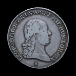 1/2 Талера 1791 H Леопольд II, Австро-Венгрия, фото №2