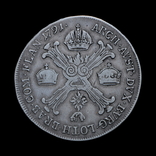 1/2 Талера 1791 H Леопольд II, Австро-Венгрия, фото №3