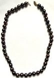 Разноцветное ожерелье из таитянского жемчуга., фото №2