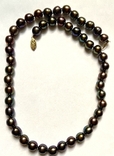 Разноцветное ожерелье из таитянского жемчуга., фото №3
