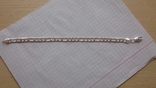 Новый серебряный браслет вес 9.52 гр, фото №2