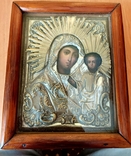 Икона Богородицы в окладе, фото №2