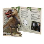 50 Пенсов 2020 Динозавры - Мегалозавр, Великобритания в Буклете, фото №3