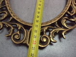 Настенная рама под картину латунь 30,5 х 22,5 см, толщина 4,5 см, фото №4