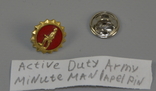 Нагрудный значок армейской службы Active Duty Minuteman, photo number 5