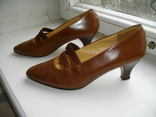 Туфли женские модельные импортные из натуральной кожи, фото №5