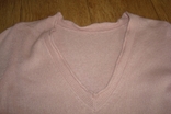 S.Oliver Кашемировый теплый удлиненный пуловер женский нежно розовый М, фото №6