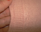 S.Oliver Кашемировый теплый удлиненный пуловер женский нежно розовый М, фото №9