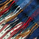 Уютный яркий шарф платок палантин в клетку, фото №6