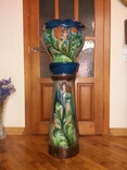 Велика ваза, горшок для квітів з підставкою, модерн, фото №2