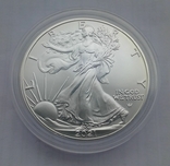 2021 г - 1 доллар США,унция серебра в капсуле, photo number 3