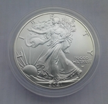 2021 г - 1 доллар США,унция серебра в капсуле, photo number 5