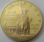 1 Доллар 1986 год 100 лет Статуе Свободы, США, Proof, Серебро, фото №2