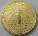 1 Доллар 1986 год 100 лет Статуе Свободы, США, Proof, Серебро, фото №5