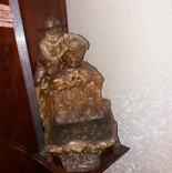 Скульптура, великий розмір, підпис автора Aug. Otto, JM Austria, статуетка-світильник, фото №4