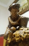 Скульптура, великий розмір, підпис автора Aug. Otto, JM Austria, статуетка-світильник, photo number 6