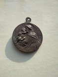 Католический медальон(образок) со святыми., фото №2