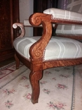 Велике антикварне крісло, фото №4