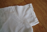 Today хлопок + лен Легкая воздушная блуза удлиненная белая бохо стиль Италия, фото №7