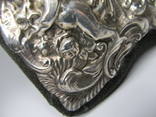 Старинная серебряная рамка для фото с ангелами ( Англия , Лондон), фото №9