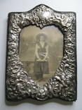Старинная серебряная рамка для фото с ангелами ( Англия , Лондон), фото №10